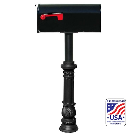 Qualarc The Hanford SINGLE mailbox post system HPST1-US-700-E1